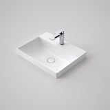 Caroma Urbane II Inset Basin (No Tap Hole) with Tap Landing White 878300W