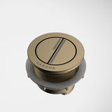 Caroma Luna Round Cistern Flush Button Brushed Brass 415028BB