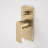 Caroma Luna Bath/ Shower Mixer with Diverter Brushed Brass 68185BB