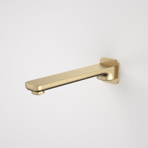 Caroma Luna Wall Basin/ Bath Outlet 226mm Brushed Brass 68187BB6A