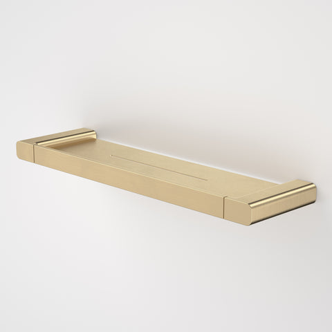 Caroma Luna Metal Shelf Brushed Brass 99610BB