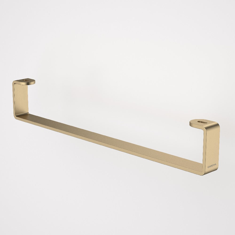 Caroma Urbane II Hand Wall Basin Integrated Rail Brushed Brass 99623BB