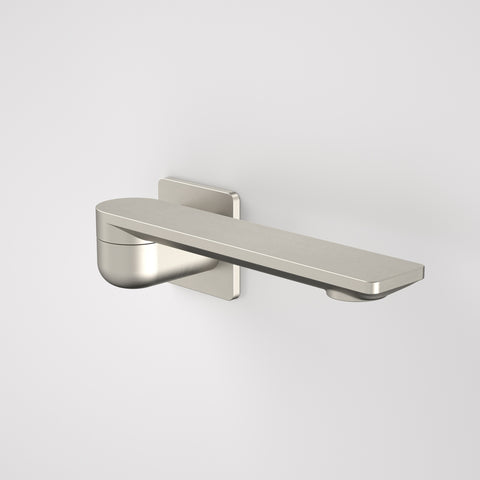 Caroma Urbane II Bath Swivel Outlet 220mm Square Plate Brushed Nickel 99670BN