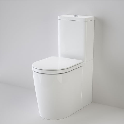 Caroma Liano Cleanflush Easy Height Wall Faced Toilet Suite White 766450W