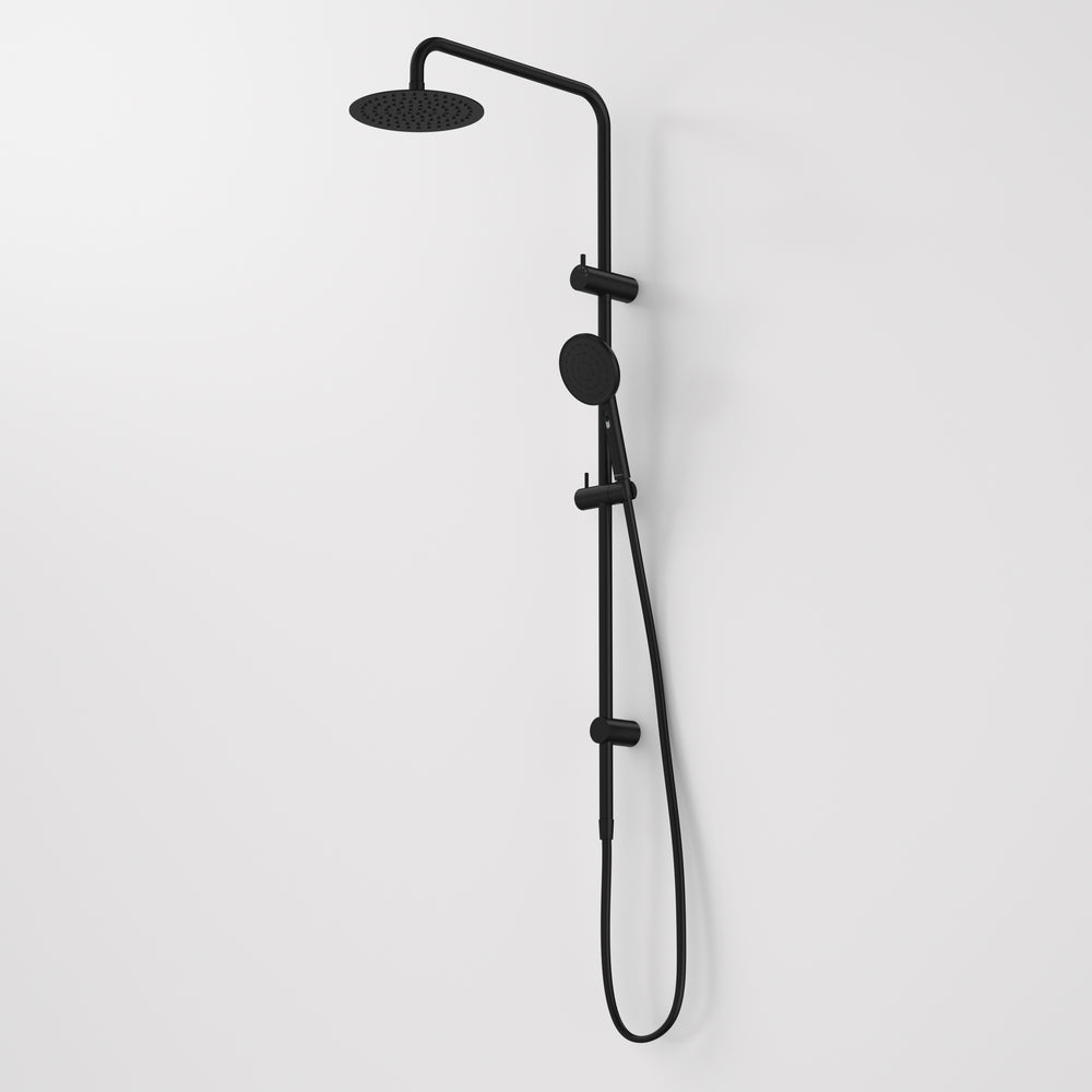 Caroma Urbane II Rail Shower with 200mm Overhead Matte Black 99660B4E