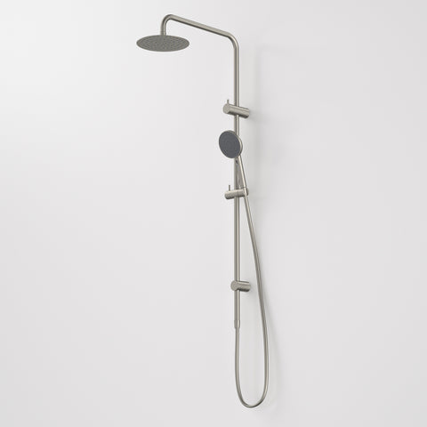 Caroma Urbane II Rail Shower with 200mm Overhead Brushed Nickel 99660BN4E