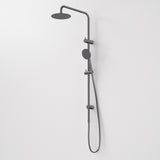 Caroma Urbane II Rail Shower with 200mm Overhead Gun Metal 99660GM4E