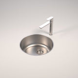 Caroma Luna Sink Kitchen Round Bowl Undermount/ Overmount  458mm Stainless Steel COCL300