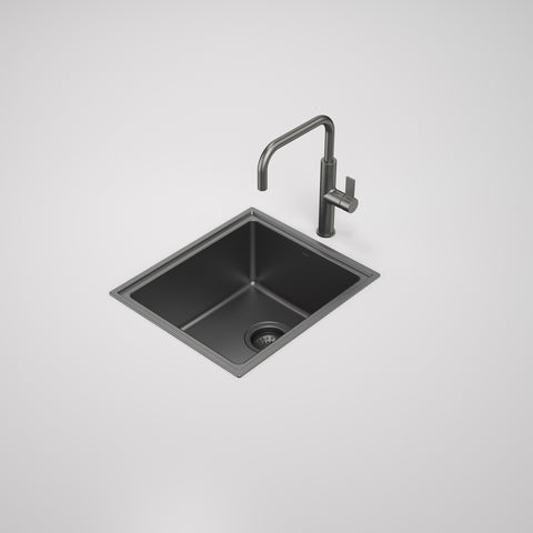 Caroma Urbane II Single Bowl Sink Gun Metal CO0100GM