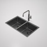 Caroma Urbane II Double Bowl Sink Gun Metal CO0200GM