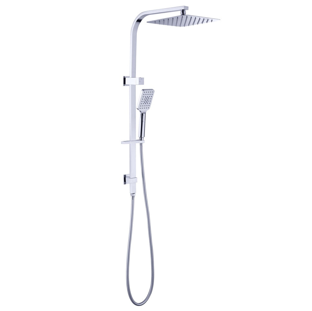 Amelie Royale Square Twin Shower 3 Function Hand Shower Chrome BDO301505CCH