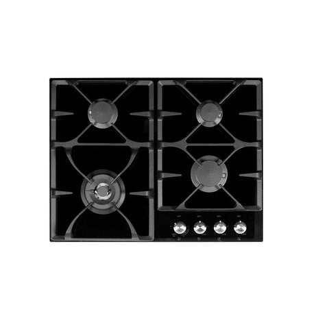 Franke Cooktop Gas 66cm LPG 4 Burner Ceramic Glass FIG604B1L