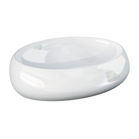 Fienza Rak Cloud Above Counter Basin (No Taphole) 580mm (No Overflow) Alpine Gloss White 6000AWHA