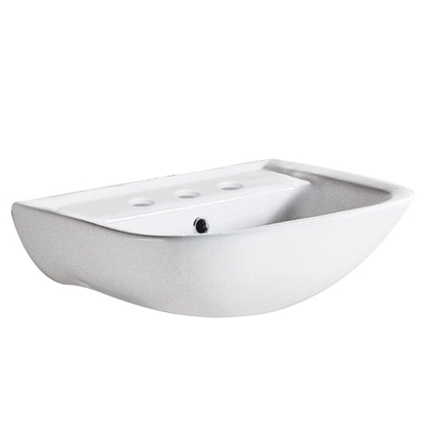 Fienza Lara Wall Hung Basin (3 Taphole) Gloss White 600103W