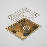 Caroma Urbane II Single Bowl Sink Brushed Brass CO0100BB