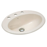 Fienza Jessica Above Counter Basin 530mm (3 Taphole) Ivory 603203I