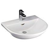 Fienza Reserva Semi Reccessed Basin (1 Taphole) 560mm Gloss White 606601W