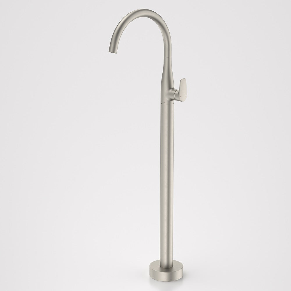 Caroma Contura II Freestanding Bath Filler Brushed Nickel 849065BN