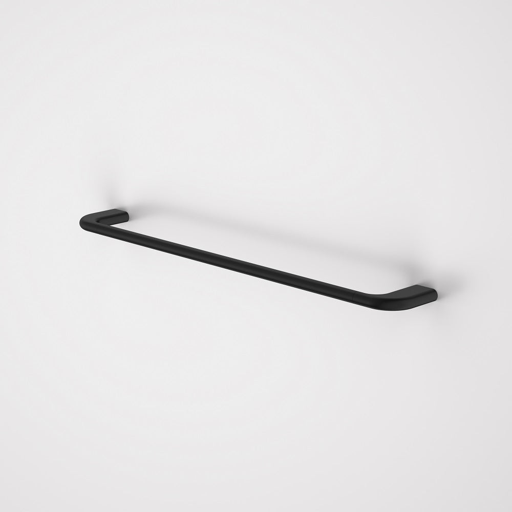 Caroma Contura II Single Towel Rail 620mm Matte Black 849033B