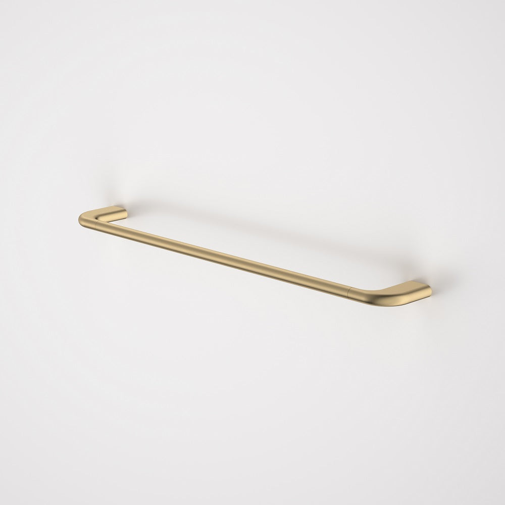 Caroma Contura II Single Towel Rail 620mm Brushed Brass 849033BB