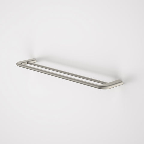 Caroma Contura II Double Towel Rail 620mm Brushed Nickel 849035BN