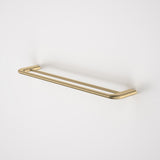 Caroma Contura II Double Towel Rail 620mm Brushed Brass 849035BB
