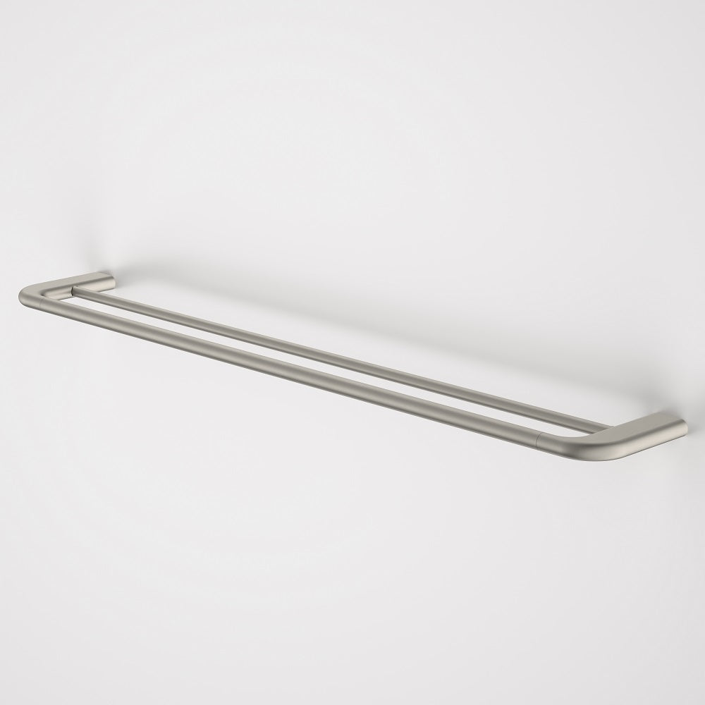 Caroma Contura II Double Towel Rail 820mm Brushed Nickel 849036BN