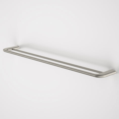 Caroma Contura II Double Towel Rail 820mm Brushed Nickel 849036BN