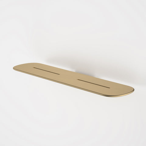 Caroma Contura II Bathroom Shelf Brushed Brass 849037BB