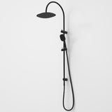 Caroma Contura II Rail Shower with Overhead Matte Black 849080B4A