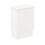 Fienza Siska On Kickboard Cabinet Only 600mm Satin White 60DF-CK