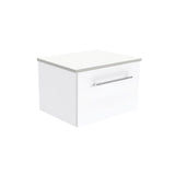 Fienza Manu Wall Hung Vanity 600mm Large Drawer Gloss White 60H