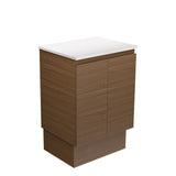 Fienza Edge On Kickboard Vanity 600mm Walnut 60WAK