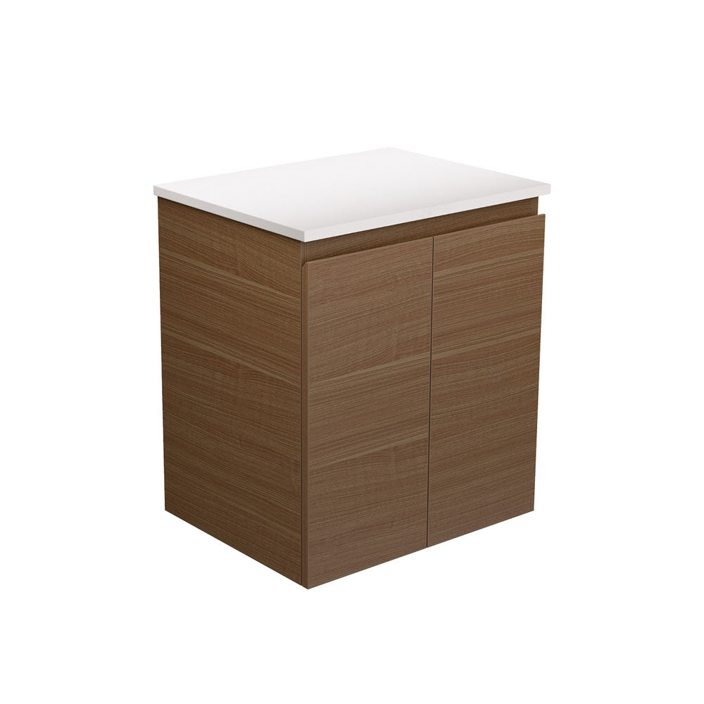 Fienza Wall Hung Cabinet Only 600mm Walnut 60WA
