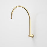 Caroma Contura II Upswept Shower Arm Brushed Brass 849086BB