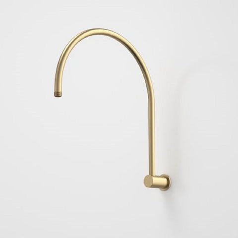 Caroma Contura II Upswept Shower Arm Brushed Brass 849086BB