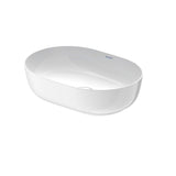 Duravit Luv Washbowl 500x400mm (No Taphole) No Overflow Waste Inc. Ground Alpine White 0379500000-P