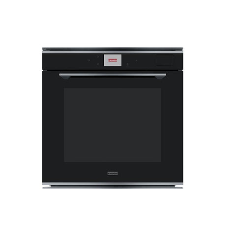 Franke Oven Mythos 60cm Full Steam Oven, 10 Functions Black Glass with Stainless Steel Trim FMY 99 HS XS