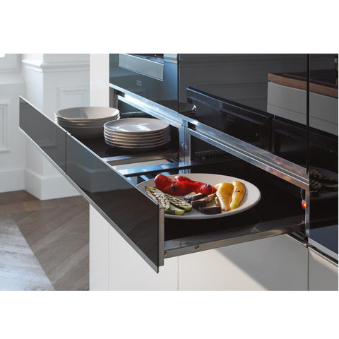 Franke Warming Drawer Mythos Black Glass with Stainless Steel Trim FMY 14 DRW XS