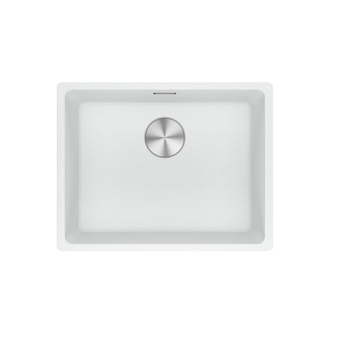 Franke Maris Single Bowl 520mm Polar White Undermount MRG110-52PW-B