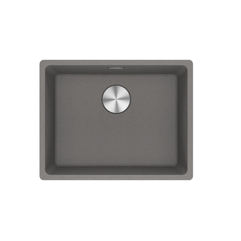 Franke Maris Single Bowl 520mm Stone Grey Undermount (Inc DT651) MRG110-52SG-FPC