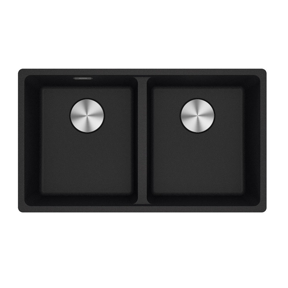 Franke Maris Double Bowl 350/350mm Onyx Undermount MRG120-35ON-B