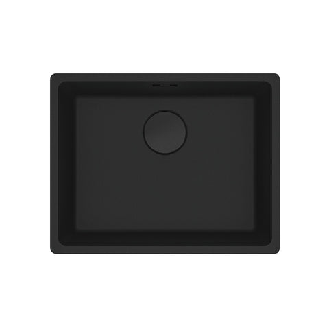 Franke Sink Maris Single Bowl 520mm Flushmount Matte Black MRG210-52B-MB