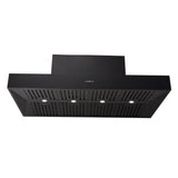 Schweigen Silent BBQ Alfresco Rangehood Canopy 150cm Single Motors (3200m3/hr) Black CL7375BSE