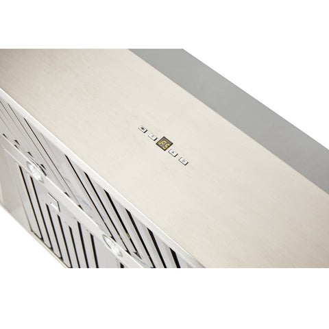 Schweigen Non Silent BBQ Alfresco Rangehood Canopy 120cm Twin Inbuilt Motors (2500m3/hr) Stainless Steel CL7372