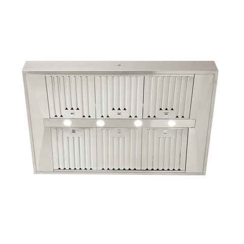 Schweigen Silent BBQ Canopy Twin Motor 5000M3/Hr 120cm Stainless Steel CL7372SE2