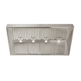 Schweigen Silent BBQ Canopy Twin Motor 5000M3/Hr 150cm Stainless Steel CL7375SE2