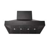 Schweigen Non Silent BBQ Alfresco Rangehood Canopy 120cm Twin Inbuilt Motors (2500m3/hr) Black CL8912B