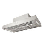 Schweigen Non Silent BBQ Alfresco Rangehood Canopy 150cm Twin Inbuilt Motors (2500m3/hr) Stainless Steel CL7375