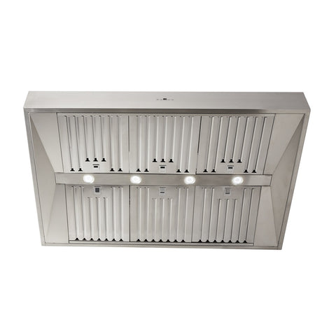 Schweigen Silent BBQ Canopy Twin Motor 5000M3/Hr 120cm Stainless Steel CL8912SE2